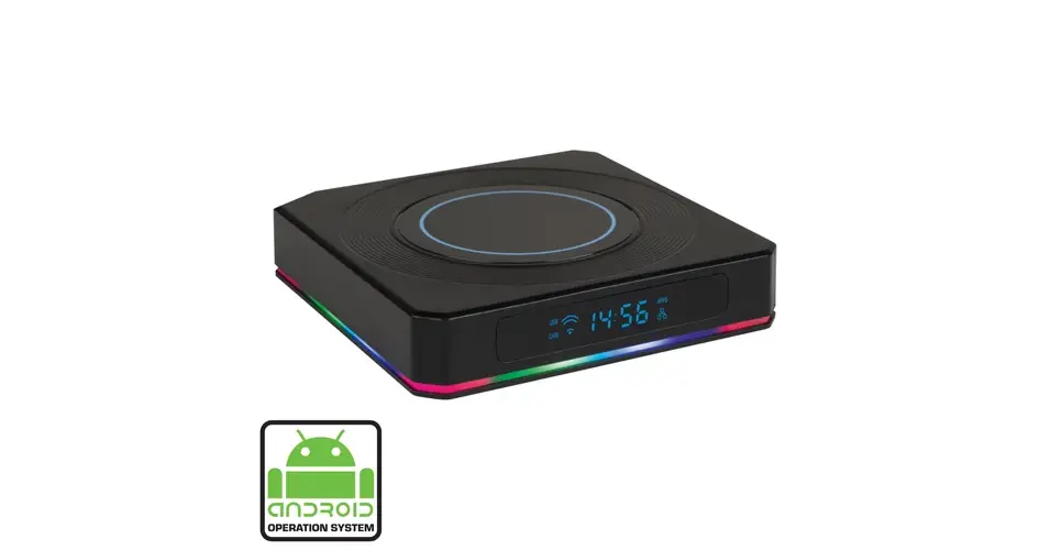 Home TV SMART BOX Android TV, TV-okosító, multimédia-lejátszó, számítógép, egér és billentyűzet csatlakozás, 4/64GB memória, 4x2GHz processzor, 4K Gyors kiszállítás