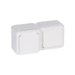 Legrand Forix IP44 falon kívüli 102 kétpólusú kapcsoló és 2p+f dugalj csatlakozóaljzat fehér 782372 Legjobb ár