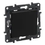 Legrand Niloé Step 101 egypólusú kapcsoló fekete 10AX 863501 Újdonság