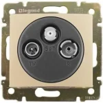Legrand Valena tv-rd-sat aljzat végzáró 1,5db elefántcsont 774335 Szuper ajánlat