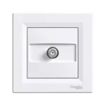 Outlet Asfora TV végzáró csatlakozóaljzat 1db FEHÉR Schneider EPH3200121