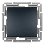 Schneider Electric Asfora kettős nyomó (rugós) antracit EPH1100171 Szuper akció