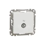 Legkelendőbb Schneider Sedna Design TV aljzat átmenő 7 dB fehér SDD111474