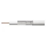 Emos Koax kábel RG6 75ohm fehér árnyékolt árnyékolt acél réz bevonatos 100 m/tekercs S5381E Bestseller