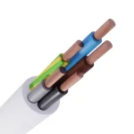 Árcsökkenés MT 5x2,5 mm2 kábel sodrott réz vezeték fehér 2m tekercs H05VV-F