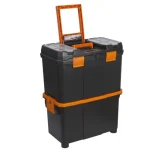 Gyors szállítás Handy húzható többrészes műanyag szerszámláda 45 x 27 x 58,5cm 10932