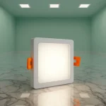 Led panel 8W, 800lm, négyzet alakú Expressz kézbesítés