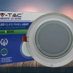 Népszerű Led panel 12W, üveg, kerek