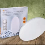 Alacsony ár LED mennyezeti lámpa, 32W (2240lm), 3 fokozatú fényerőszabályozás, 4000K [WO727]
