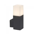 Falra szerelhető LED-es lámpatest 1xGU10, 22 cm, fekete/fehér, IP54 Legkelendőbb