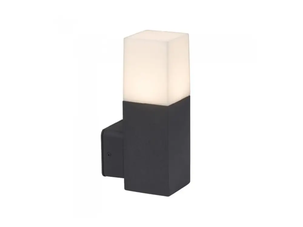 Falra szerelhető LED-es lámpatest 1xGU10, 22 cm, fekete/fehér, IP54 Legkelendőbb