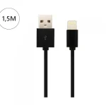 Kiárusítás iPhone USB Lighting kábel, MFI tanúsítvánnyal, 1,5 m, fekete