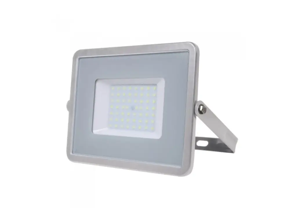 50W LED reflektor, 120lm/W, (6000lm), szürke, Samsung chip Olcsó