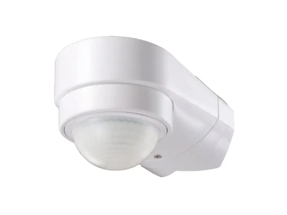 Legkelendőbb PIR érzékelő sarok, max 600W, max 10m, 240°, IP65, fehér