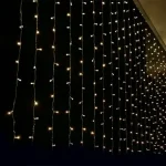 Rendeld meg most LED fényfüggöny, 2m, 360 LED, 20x ág, WW, adapterrel [X08360121]