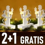 Vásárlói kedvenc Solight LED angyalok, fa, fehér, 2xAA, 2+1 ingyen! [1V219]