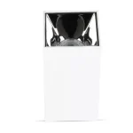 Olcsóbb GU10 downlight, fehér + króm, IP20