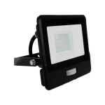 Kihagyhatatlan ajánlat LED reflektor PIR érzékelővel, 20W, 1510lm, Samsung chip, 1m kábel, 100°, IP65, fekete, fekete