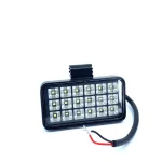 LED munkalámpa kapcsolóval, 27W, 2008LM, 18xLED, 12/24V, IP67 [L0169] Prémium
