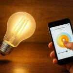 Nézd meg most SMART Retro LED izzó E27, A60, 5W, 680lm, COG, CCT, szabályozható, dimmelhető [WOJ+14418]