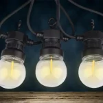 LED fénylánc, 5m, 10x0.4W, 550lm, IP44, 3000K Népszerű