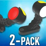 Biztonságos fizetés LED jelzőlámpa 15xLED, 12V/24V, IP67, jobb + bal! [L1945, L1946]