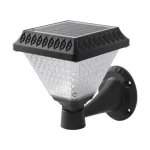 LED napelemes lámpa távirányítóval 0,8W, 75lm, CCT, IP44, négyzet Népszerű