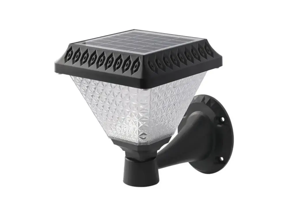LED napelemes lámpa távirányítóval 0,8W, 75lm, CCT, IP44, négyzet Népszerű