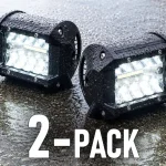 LED-es munkalámpa 30W, 1300lm, 12/24V, IP67/2-PACK! [LB0086] Gyors kiszállítás