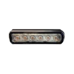 Kedvezmény LED figyelmeztető lámpa 6xLED, 12W, narancssárga, 3 mód, 12/24V, IP67 [LW0032-ALR-1]