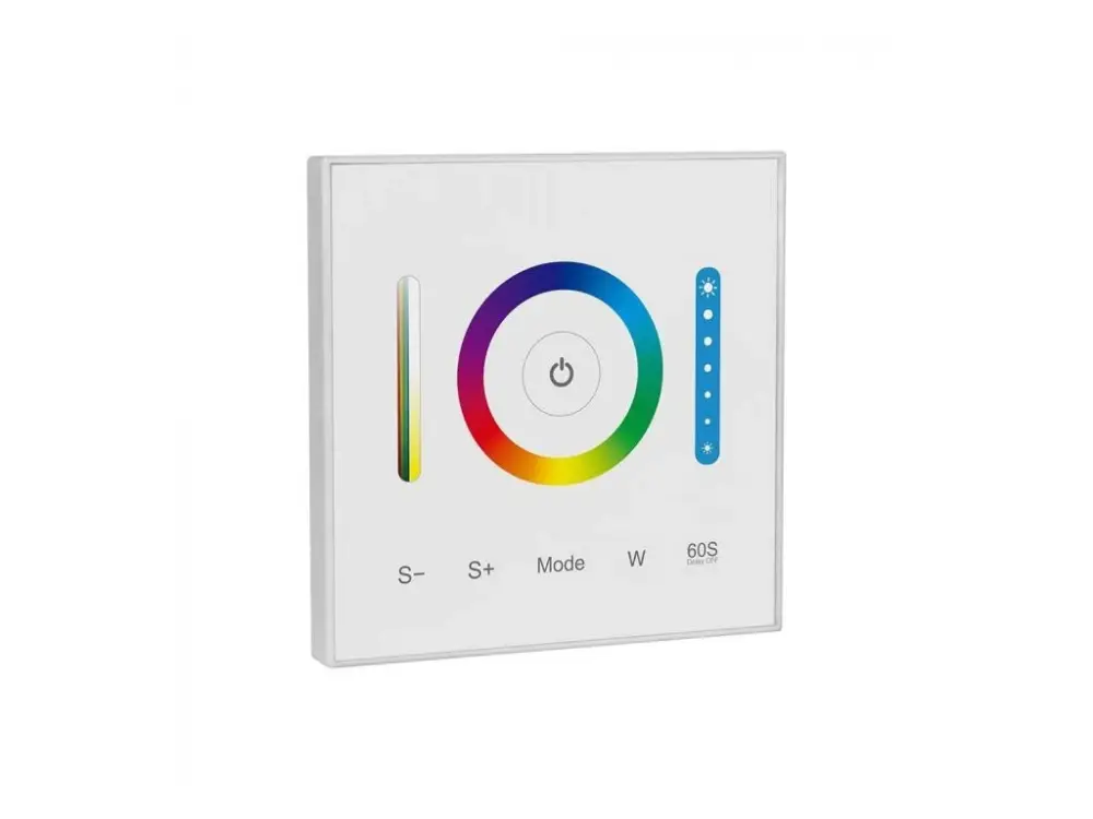 Fali vezérlő RGB / RGBW / RGB + CCT max10A 12-24V Utolsó esély