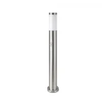 Azonnal elérhető LED kerti lámpa PIR érzékelővel, 1XE27, 80cm, IP44, szatén-nikkel