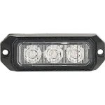 Biztonságos fizetés LED figyelmeztető lámpa 9W, 3xLED narancssárga, 4mód, 12V/24V [LW0023-1]