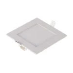 Vásárlói kedvenc LED beépített panel tápegységgel, 3W, 130lm, négyzet