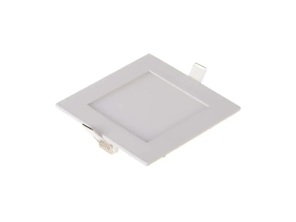 Vásárlói kedvenc LED beépített panel tápegységgel, 3W, 130lm, négyzet