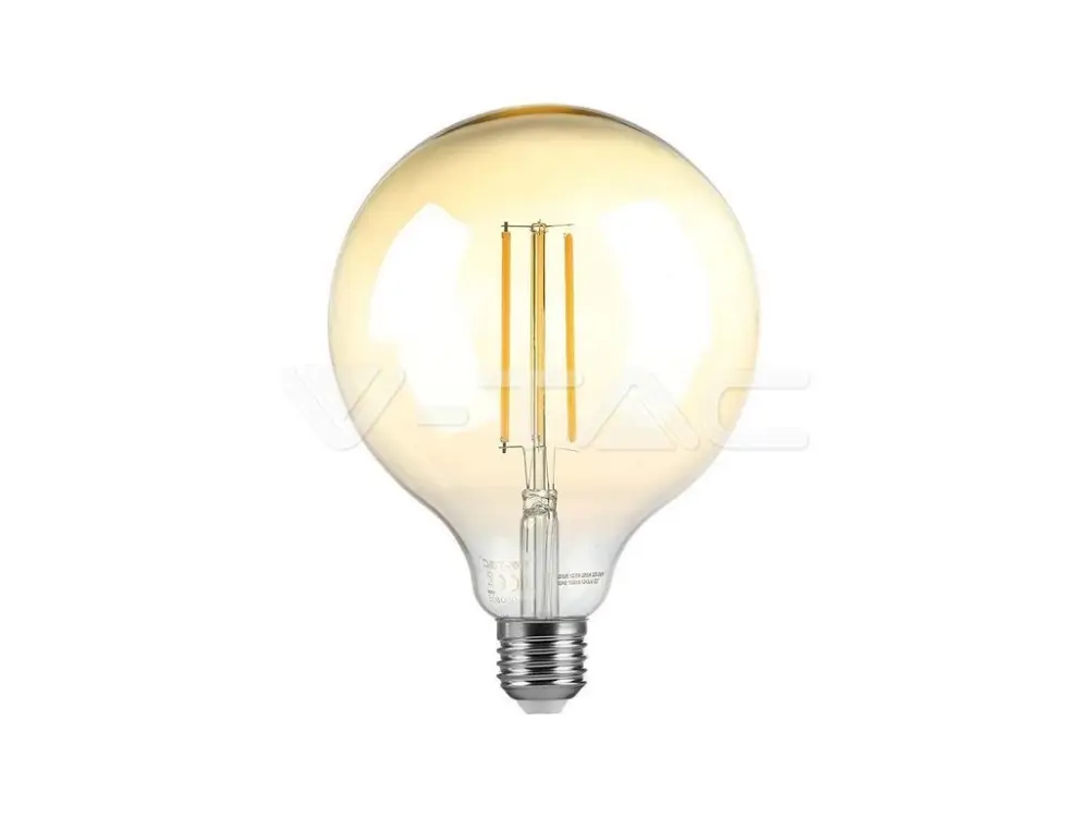 Kedvezmény E27 LED IZZÓ 8W (700LM), G125, szabályozható, 2200K