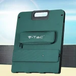 Ne maradj le V-TAC Összecsukható napelem 120W hordozható töltőállomásokhoz 6.36A 17.6V