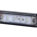 Kiárusítás LED oldalsó jelzőlámpa, FEHÉR, LD676, 0,5W/1W, 12/24V [L1675]