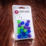 LIGHT CAPS® lila+zöld+2 kék árnyalat keverék, 20 db egy csomagban Azonnal elérhető