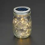 LED napelemes dekoráció 20xLED, 1,5W, IP44, meleg fehér [X04201424] Kedvezmény
