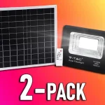 LED napelemes reflektor 20W-os napelemmel, 1650lm, IP65, 10000mAh/2-PACK! Ne maradj le