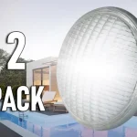 LED medencelámpa 25W, 2850lm, PAR56, 12V, IP68, 6500K/2-PACK! Árcsökkenés