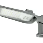 Árcsökkenés 50W LED közvilágítás állítható adapterrel, 5000lm, 100lm/W, 75°, IP65, IK08, 6kV, 4000K [201064]