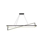 Azonnal elérhető Design LED lámpa 45W, 4470lm, TRIAC, szabályozható, fekete, IP20, 3000K