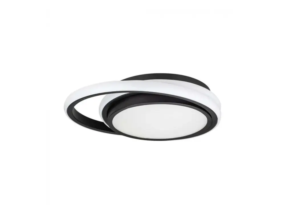 Design LED-es lámpatest 38W 4050LM fekete IP20 4000K Akció