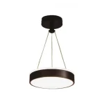 Végkiárusítás Design LED-es lámpatest 12W 1280LM fekete IP20 4000K