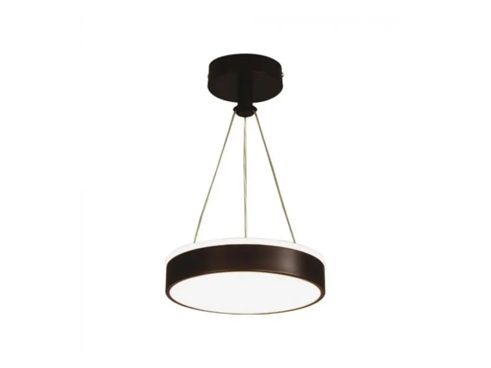 Végkiárusítás Design LED-es lámpatest 12W 1280LM fekete IP20 4000K