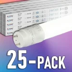 LED cső T8 18W, 1850lm, G13, Nano műanyag, 120cm/25-PACK! Végkiárusítás