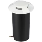Biztonságos fizetés Földbe épített LED lámpa 1W, 50lm, 180°, négy világítási irány, 12V, IP67, fehér, 3000K