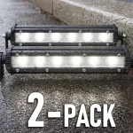 LED munkalámpa 9.6W, 720lm, 12/24V, 6xLED, IP67/2-PACK! [LB0100] Gyors kiszállítás